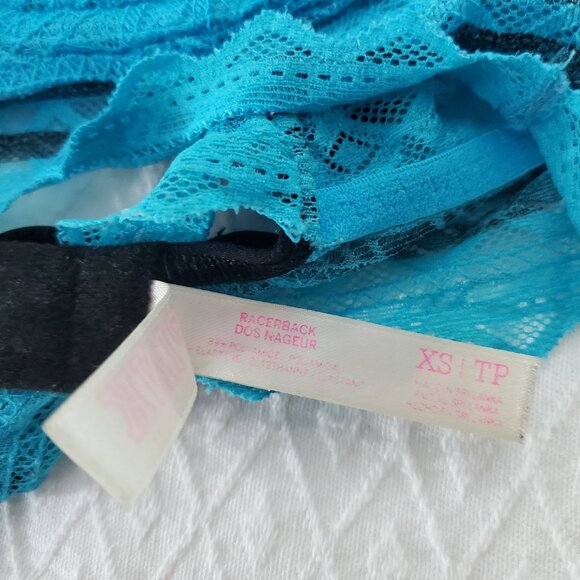 Victorias Secret Pink- Wired Lace Balconette Razerback keyhole Bra - Picture 10 of 16